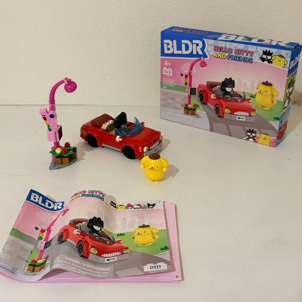 BLDR Hello Kitty Badtz-Maru Convertible Building Set Sanrio Kids 145pc 0111